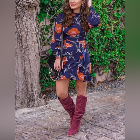 Coach Ombré Oxblood Suede Tall Heeled Boots US8 $495 - Picture 17 of 17